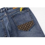 Louis Vuitton Straight Cut Jeans For Men # 269512, cheap Louis Vuitton Jeans
