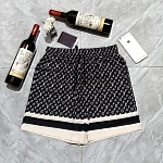 Louis Vuitton Stripe Accent Monogram Print Shorts For Men # 269521