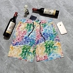 Louis Vuitton Multi Color Paint Print Shorts For Men # 269528, cheap Louis Vuitton Shorts