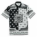 D&G Graphic Printed Short Sleeve Shirts For Men # 269708