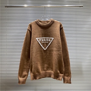 $45.00,Prada Crew Neck Sweaters Unisex # 270411