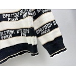 Balmain Crew Neck Sweaters For Men # 270435, cheap Balmain Sweaters