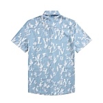 Louis Vuitton Short Sleeve Shirts Unisex # 270809, cheap Louis Vuitton Shirts