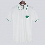 Prada Short Sleeve Polo Shirts For Men # 271138