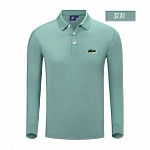 Lacoste Long Sleeve Polo Shirts For Men # 271143, cheap Long Sleeves