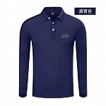 Lacoste Long Sleeve Polo Shirts For Men # 271145, cheap Long Sleeves