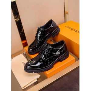 $89.00,Louis Vuitton Monogram Print Lace Up Shoes For Men # 271524