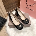 Miumiu Chunky Heel Pumps For Women # 271438, cheap Miumiu Dress Shoes