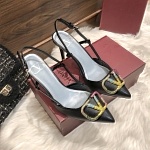 Valanetino Garavani VLogo leather slingback pumps For Women # 271453, cheap Valentino Dress Shoe