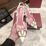 Valanetino Garavani VLogo leather slingback pumps For Women # 271454, cheap Valentino Dress Shoe