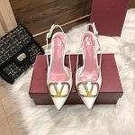 Valanetino Garavani VLogo leather slingback pumps For Women # 271454, cheap Valentino Dress Shoe