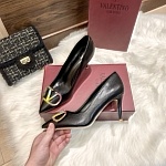Valanetino Garavani VLogo leather High Heel pumps For Women # 271455, cheap Valentino Dress Shoe