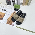 Gucci GG Canvas Slides Unisex # 271480, cheap Gucci Slippers