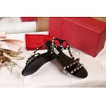 Valentino Jelly Garavani Rockstud Flat Gladiator Sandals # 271499, cheap Valentino Sandals