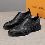Louis Vuitton Monogram Print Lace Up Shoes For Men # 271517