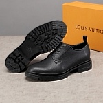 Louis Vuitton Monogram Print Lace Up Shoes For Men # 271523, cheap For Men