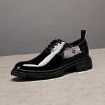 Louis Vuitton Monogram Print Lace Up Shoes For Men # 271525, cheap For Men