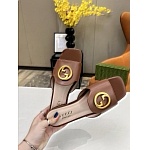 Gucci Interlocking GG Clasp Slides For Women # 271554, cheap Gucci Slippers