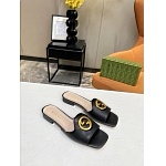 Gucci Interlocking GG Clasp Slides For Women # 271555, cheap Gucci Slippers