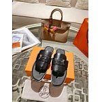 Hermes Open Toe Casual Style Suede Plain For Women # 271573