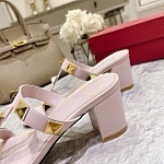 Valentino Garavani 60 Rockstud Leather Mules For Women # 271612, cheap Valentino Dress Shoe