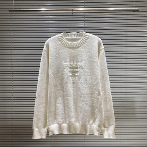 $45.00,Prada Over Size Round Neck Sweaters For Men # 271851