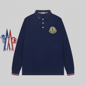 $45.00,Moncler Long Sleeve Polo Shirts For Men # 272545