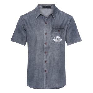 $34.00,Amiri Denim Short Sleeve T Shirts Unisex # 272636