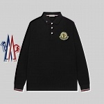 Moncler Long Sleeve Polo Shirts For Men # 272546, cheap For Men