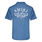 Amiri Denim Short Sleeve T Shirts Unisex # 272635, cheap Amiri Shirts