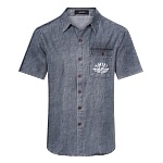 Amiri Denim Short Sleeve T Shirts Unisex # 272636, cheap Amiri Shirts