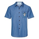 Casablanca Denim Short Sleeve Shirts Unisex # 272648