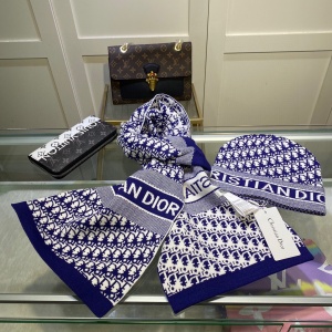 $35.00,Dior Wool Hat Scarf Set Unisex # 273183