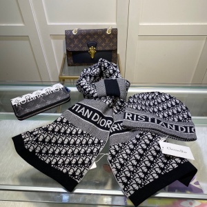 $35.00,Dior Wool Hat Scarf Set Unisex # 273184