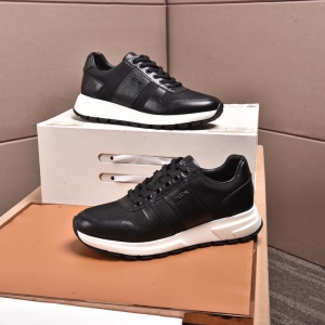 $95.00,Prada Cowhide Leather Low Top Sneaker For Men # 274305