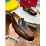 Ferragamo Cowhide Leather Loafer For Men # 274339, cheap For Men