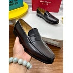 Ferragamo Cowhide Leather Loafer For Men # 274340, cheap For Men