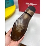 Ferragamo Cowhide Leather Loafer For Men # 274341, cheap For Men