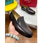 Ferragamo Cowhide Leather Loafer For Men # 274342, cheap For Men