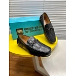 Ferragamo Cowhide Leather Loafer For Men # 274346, cheap For Men