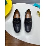 Ferragamo Cowhide Leather Loafer For Men # 274346, cheap For Men