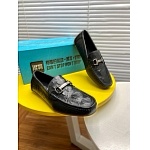 Ferragamo Cowhide Leather Loafer For Men # 274348, cheap For Men
