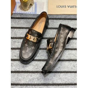 $89.00,Louis Vuitton Cowhide Leather Loafer For Men # 274419