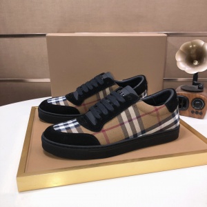 $85.00,Burberry Canvas Lambsink Lined Low Top Sneakers For Men # 274483