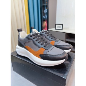 $89.00,Hugo Boss Cowhide Leather Low Top Sneakers For Men # 274565