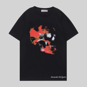 $25.00,McQueen Short Sleeve T Shirts For Men # 274617