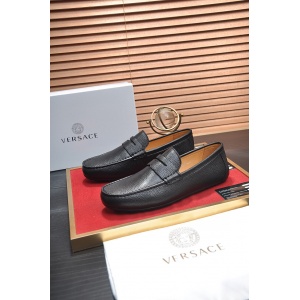 $92.00,Versace Cowhide Leather Loafers For Men # 275030