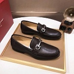 Ferragamo Cowhide Leather Loafer For Men  # 274378, cheap For Men
