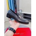 Ferragamo Cowhide Leather Loafer For Men  # 274424, cheap For Men