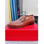 Ferragamo Cowhide Leather Loafer For Men  # 274425, cheap For Men